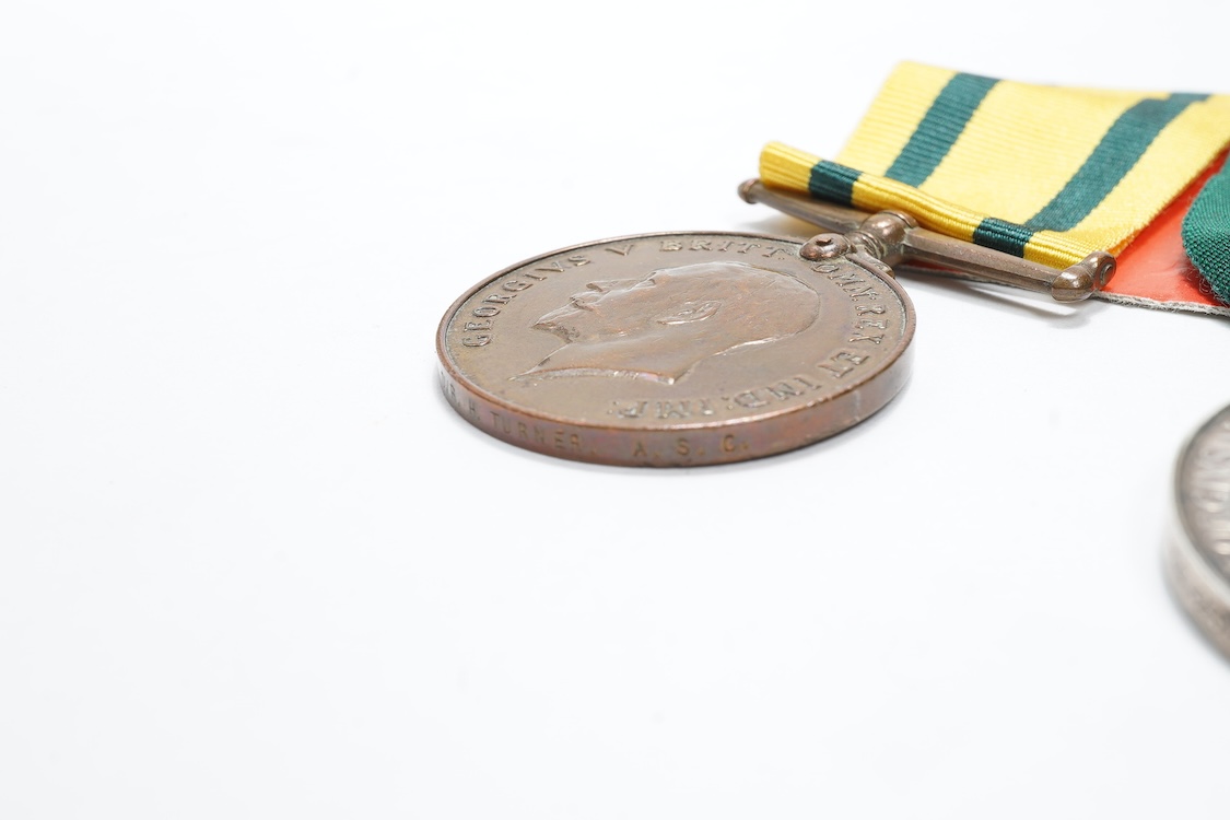 Four First World War medal groups awarded to